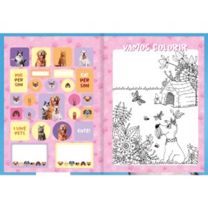 Caderno Brochurao Capa Dura My Pets 80FLS. - Imagem 3