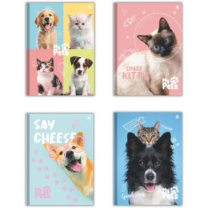 Caderno Brochura 1/4 Capa Dura My Pets 80FLS. - Imagem 1