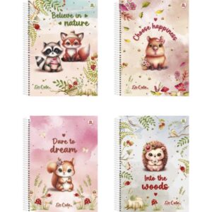 Caderno 01X1 Capa Dura So Cute 80FLS. - Imagem 1