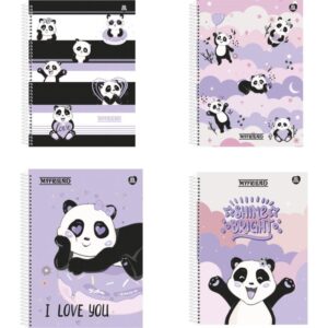 Caderno 01X1 Capa Dura My Friend 80FLS. - Imagem 1