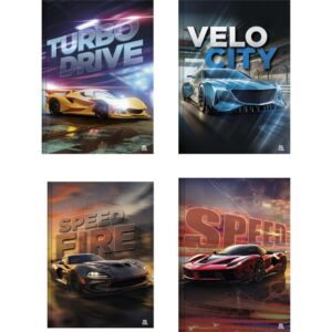 Caderno Brochurao sem Pauta Silver Tuning 80FLS. - Imagem 1