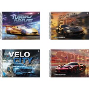 Caderno Desenho Milimetrado Silver Tuning 60FLS. - Imagem 1