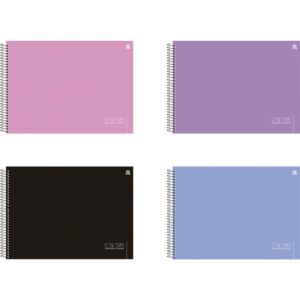 Caderno Desenho Univ Capa Dura Colors 60FLS. - Imagem 1