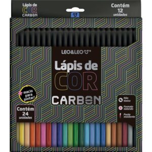 Lapis de Cor Redondo Carbon Line 24 Cores - Imagem 1