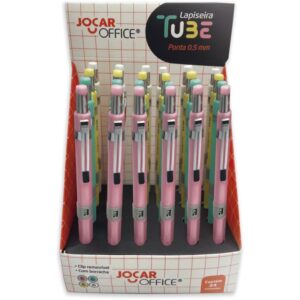 Lapiseira 0.5MM Tube Metal C/Graf/Borracha 4CO - Imagem 1