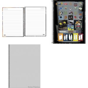 Caderno 01X1 Capa Dura X-Racing 80FLS. - Imagem 2
