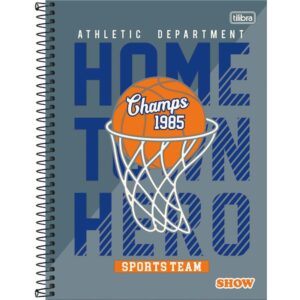 Caderno 16X1 Capa Dura Show 256FLS. Masculino - Imagem 4