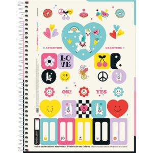 Caderno 16X1 Capa Dura Show 256FLS. Feminino - Imagem 2