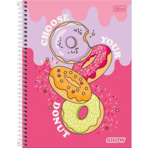 Caderno 16X1 Capa Dura Show 256FLS. Feminino - Imagem 5