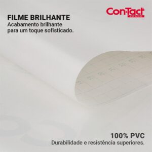 Contact Liso 45CMX10M Brilho Branco - Imagem 2