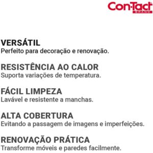 Contact Liso 45CMX10M Brilho Branco - Imagem 3