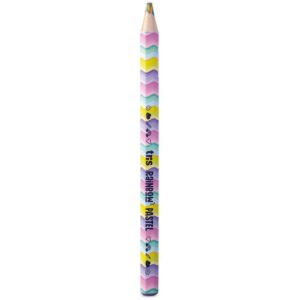 Lapis de Cor Jumbo Tris Rainbow Pastel - Imagem 2