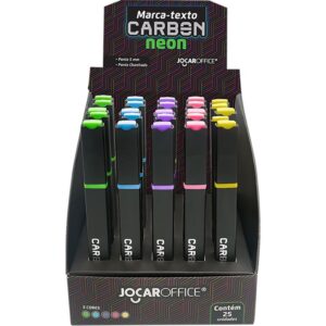 Caneta Marca Texto Carbon Line 5CORES Neon - Imagem 1
