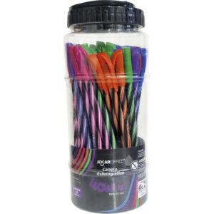 Caneta Esferografica Wow Fun Black 0.7MM 5CORES - Imagem 1
