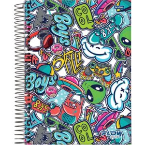 Caderno Espiral 1/4 Capa Dura Flow 80FLS. - Imagem 2