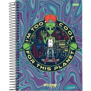 Caderno Espiral 1/4 Capa Dura Flow 80FLS. - Imagem 5