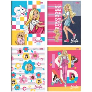 Caderno Brochurao Capa Dura Barbie 48FLS. - Imagem 1