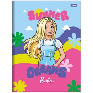 Caderno Brochurao Capa Dura Barbie 48FLS. - Imagem 2