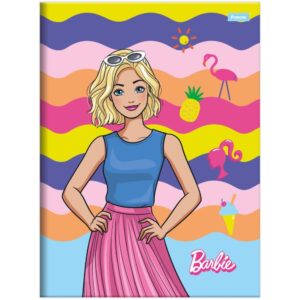 Caderno Brochurao Capa Dura Barbie 48FLS. - Imagem 3