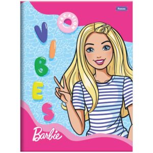 Caderno Brochurao Capa Dura Barbie 48FLS. - Imagem 4