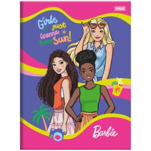 Caderno Brochurao Capa Dura Barbie 48FLS. - Imagem 5