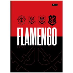 Caderno Brochurao Capa Dura Flamengo 80FLS. - Imagem 2