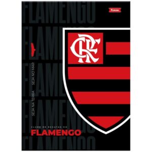 Caderno Brochurao Capa Dura Flamengo 80FLS. - Imagem 3