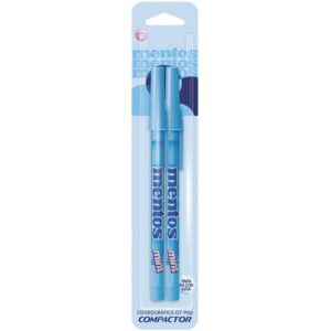 Caneta Esferografica Mentos Pop 0.7MM F.azul Bl.c/2 - Imagem 1