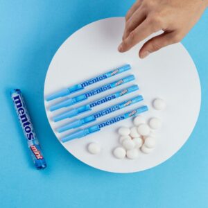 Caneta Esferografica Mentos Pop 0.7MM F.azul Bl.c/2 - Imagem 4