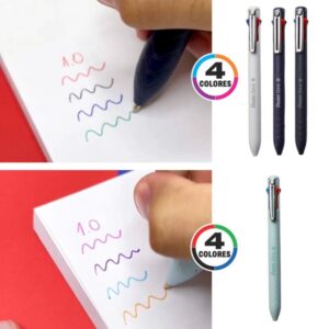 Caneta Esferografica Izee 4 Cores 0.7MM Azul - Imagem 4