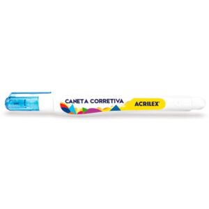 Caneta Corretiva 5ML Metal Branca - Imagem 1