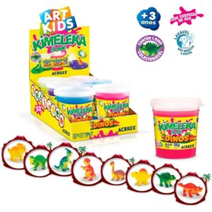Slime Kimeleka Dinos 180G Sortido - Imagem 3