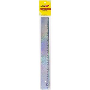 Regua de Poliestireno New Line Holog.glitter 30CM - Imagem 4