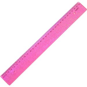 Regua de Poliestireno New Line Holog.glitter Rs 30CM - Imagem 1