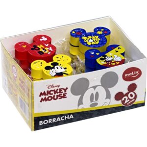 Borracha Decorada Mickey 4 Modelos - Imagem 1