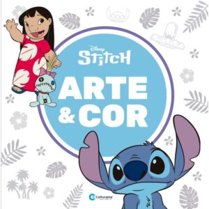 Livro Infantil Colorir Arte e Cor Stitch 27X27CM 36P - Imagem 3