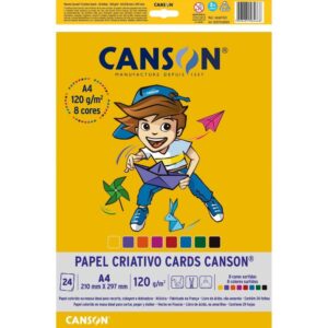 Bloco para Educacao Artistica Criativo A4 120G 24FLS 8CORES - Imagem 1