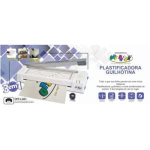 Maquina Plastificadora A3 3EM1 C/Guilhotina 220V Br - Imagem 5