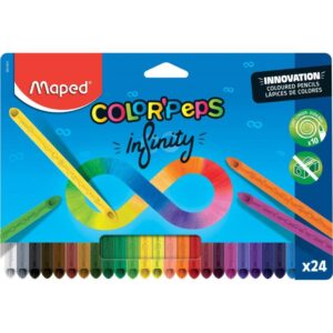Lapis de Cor Redondo Color Peps Infinity 24 Cores - Imagem 1