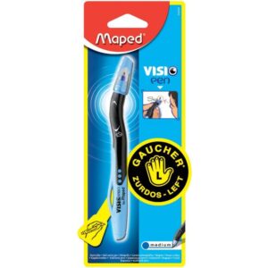 Caneta Esferografica Vision Pen P/Canhoto 1MM Azul - Imagem 1