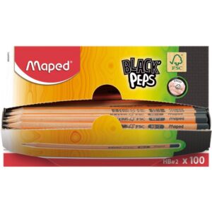 Lapis Preto Triangular Black Peps Hb - Imagem 1