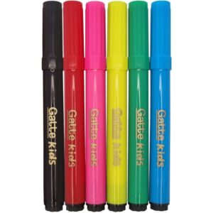 Caneta Hidrografica Jumbo Big 6 Cores Lavavel - Imagem 2