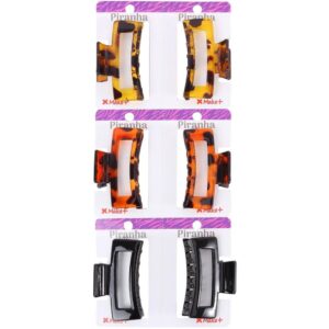 Acessorio para Cabelo Piranha Retangular 6CM - Imagem 1