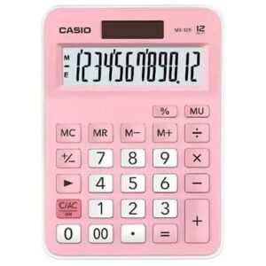Calculadora de Mesa 12 Dig. Rosa Solar/Bateria - Imagem 2