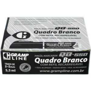 Pincel Quadro Branco QB550 Recarregavel Preto - Imagem 2