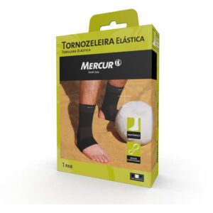 Ortopedico Tornozeleira Elastica P Preta - Imagem 1