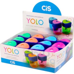Apontador com Deposito Cis Yolo 4 Cores - Imagem 1