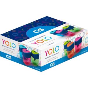 Apontador com Deposito Cis Yolo 4 Cores - Imagem 3
