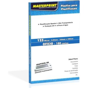 Plastico para Plastificacao Oficio 222X336 125MICRAS (0,05 - Imagem 1