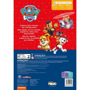 Livro Infantil Colorir Mega Kit Patrulha Canina Ler - Imagem 2